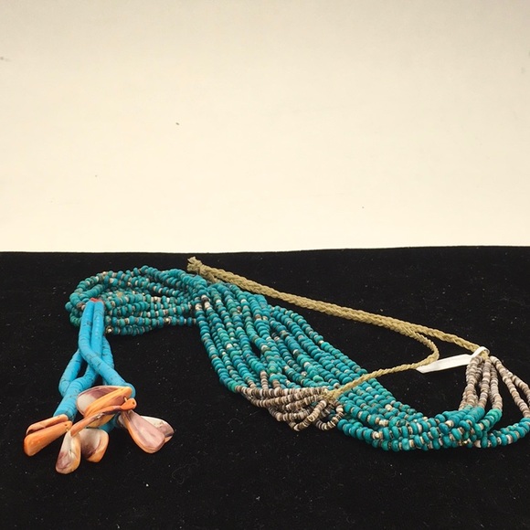 Turquoise Bone Necklace